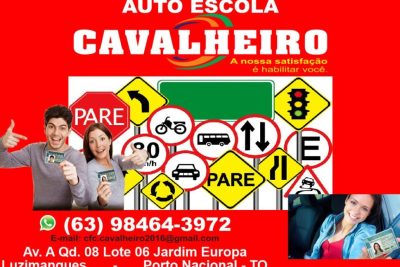 auto escola cavalheiro distrito luzimangues porto nacional contato 98464 3972