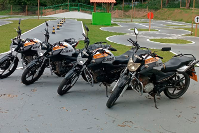pista da auto escola celeste