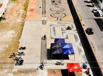 pista de treinamento autoescola real